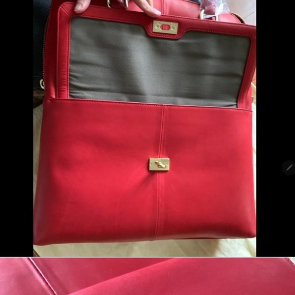 JCrew Edie Tote, Flame, Item 44801, Fall 2012 - Picture 3 of 14